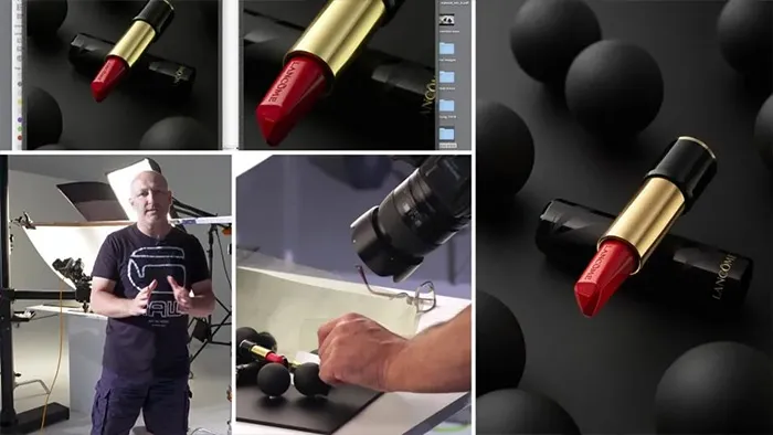 卡尔·泰勒 Karl Taylor 焦点堆叠化妆品口红布光教程 中英字幕 Focus-Stacking Cosmetics