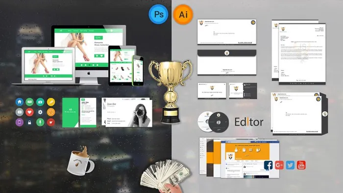 商业平面设计直通车视频教程 A New Vision Making Money with Photoshop & Illustrator