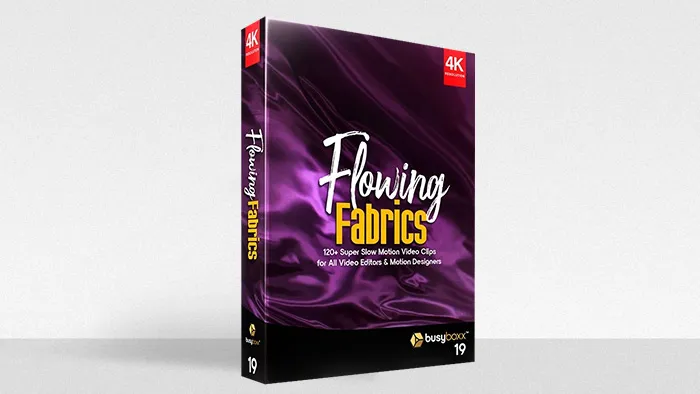 128组漂浮布料流动丝绸织物4K高清视频素材合集 120+ Super Slow Motion Fabric Clips