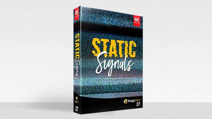 173组信号干扰故障闪烁失真动画电视花屏幕画面4K分辨率视频素材 BBV27 – VStatic Signals