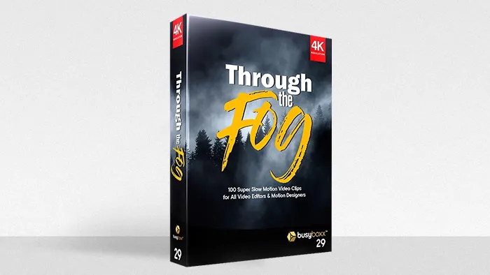 100个飘渺烟雾流动云雾迷雾视频合成特效动画4K视频素材 BBV29 – Through The Fog