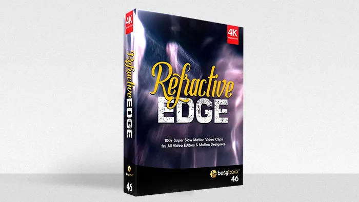 100个真实梦幻玻璃折射光效叠加特效合成动画4K视频素材 BBV46 – Refractive Edge