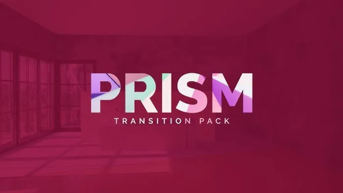 200个几何图形动画遮罩转场4K视频素材 Prism Transitions Pack
