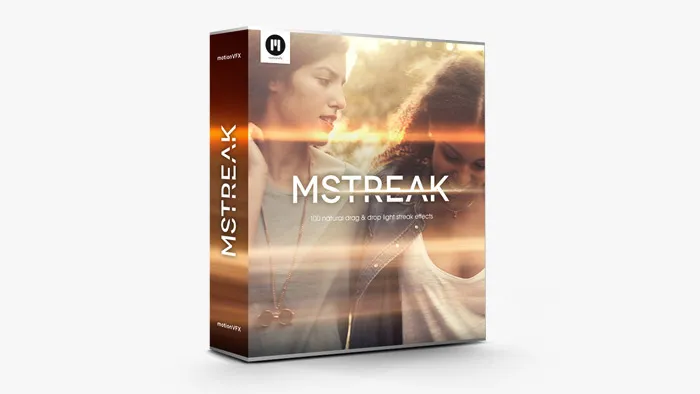 100组自然光线条纹效果光斑炫光合成4K视频素材 MotionVFX - mStreaks 4K