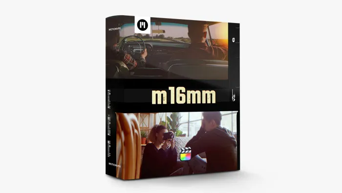 30种复古怀旧电影胶片边框刮痕视觉特效预设FCPX插件 MotionVFX – m16mm 汉化版