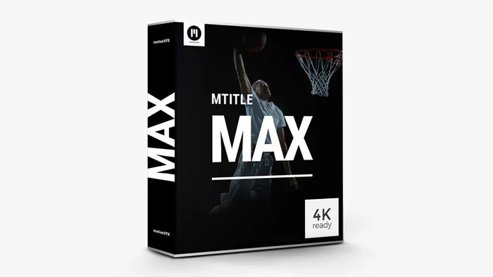 30种简约时尚大尺寸文字标题简介字幕排版动画FCPX插件 MotionVFX – mTitle MAX