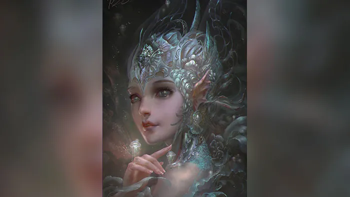 Photoshop超级游戏人物头像绘制技巧中文视频教程 新手入门必备