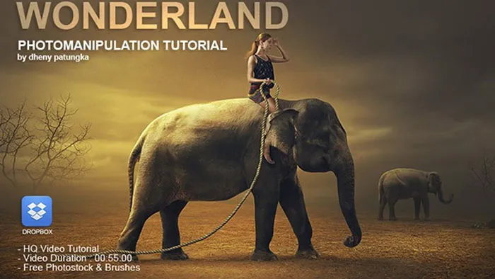 摄影师Dheny Patungka合成梦幻仙境摄影作品视频教程 Dheny Patungka - Wonderland Photo Manipulation Tutorial