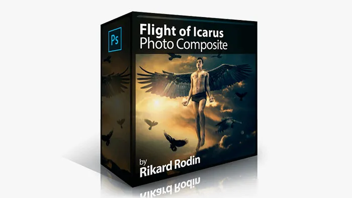 Rikard Rodin合成希腊神话视频教程 PhotoSerge - Flight of Icarus Photo Composite