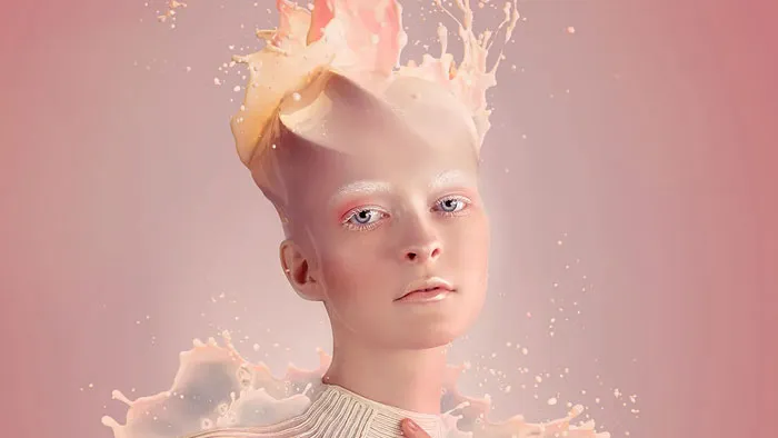 PS模特液化牛奶合成特效视频教程 Phlearn Pro - Cut Out, Blend, and Color Match like a Pro - Liquid Portrait