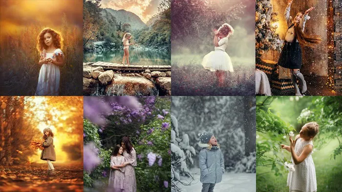 俄罗斯摄影师 MARIA STRUTINSKAYA 唯美儿童照片处理课程(2019年)