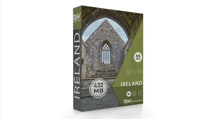 55张爱尔兰城市街道建筑石拱门童话后期叠加合成素材 RAWexchange - City Series-Ireland