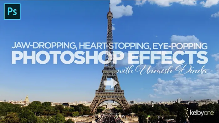 Photoshop无损缩放等特效技术训练视频教程 Jaw-Dropping, Heart-Stopping, Eye-Popping Photoshop Effects