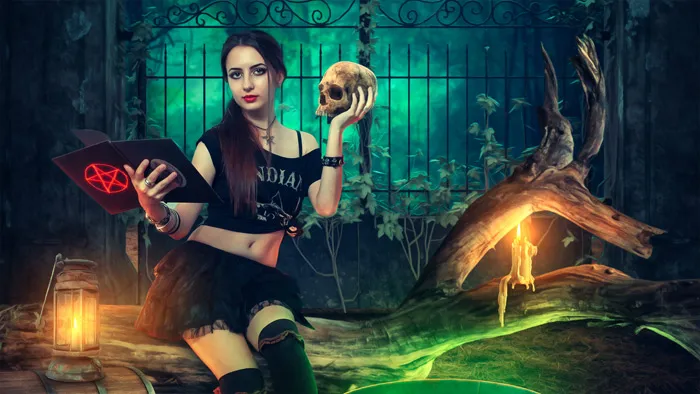 Photoshop女巫照片特效合成技术训练视频教程 The Witch – Advanced Photoshop Tutorial