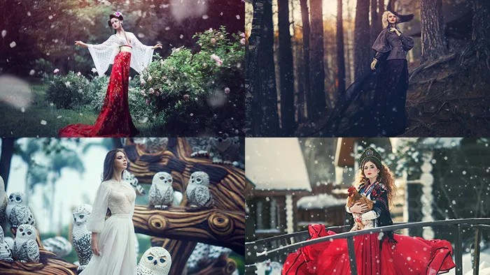 PS唯美女性肖像摄影后期高级色彩校正视频教程 Margarita Kareva Color Correction