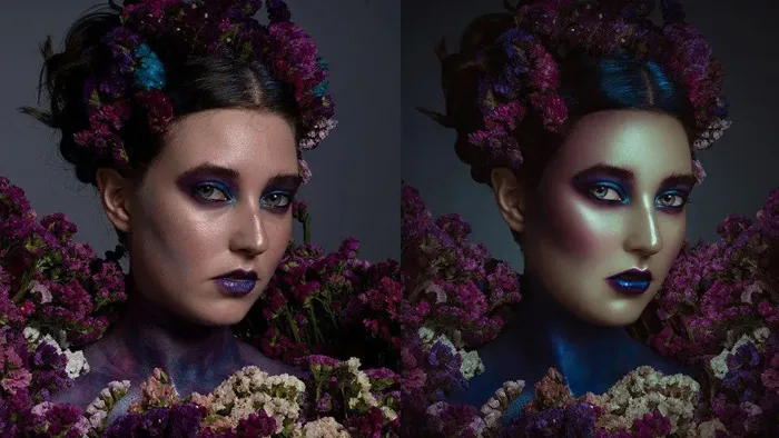 西班牙摄影师Rebeca Saray完整金属质感美女人像精修全过程-附预设原片