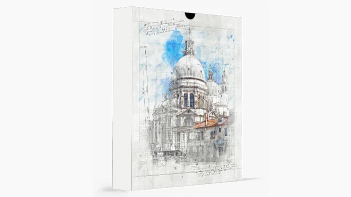 建筑素描草图手绘效果PS动作 Animated Architecture Sketch Photoshop Action 附视频教程