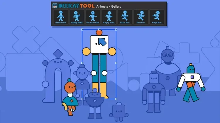 二维卡通人物角色骨骼动作绑定MG动画制作工具AE脚本 Deekay Tool v1.1.8 +使用教程