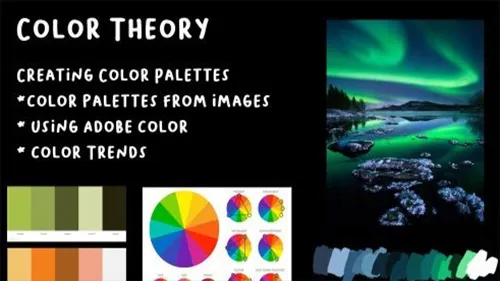 色彩色调应用情绪颜色理论视频教程 Color Theory | Creating Color Palettes | Photoshop