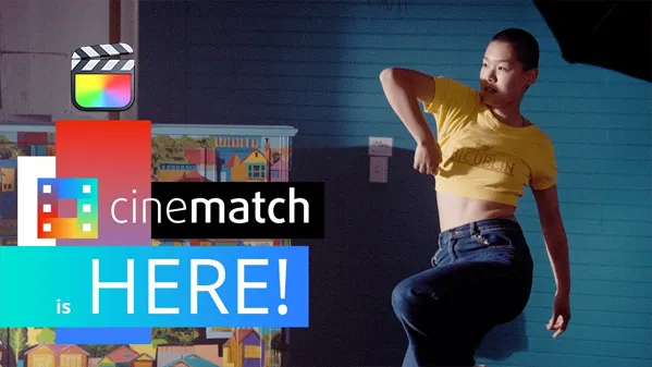 摄像机色彩空间匹配调色FCPX插件 CineMatch FCP v1.12b