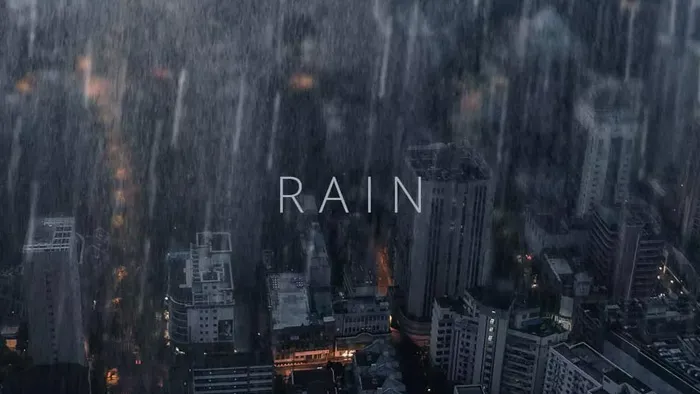 25组制作下雨场景雨水效果合成4视频素材 Lens Distortions – Rain 4K