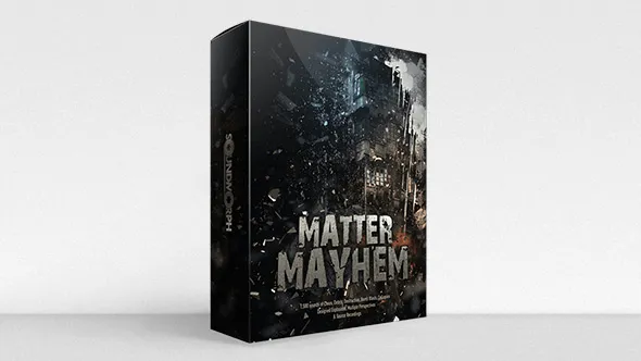 1500+史诗震撼动作电影开场炸毁崩塌冲击爆炸破碎音效素材 Matter Mayhem