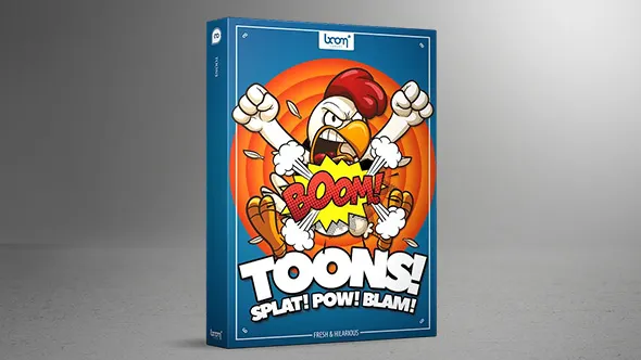综艺节目喜剧欢乐有趣动漫卡通搞笑音效库550个音效3000音效 Boom Library Toons! Sound FX Library