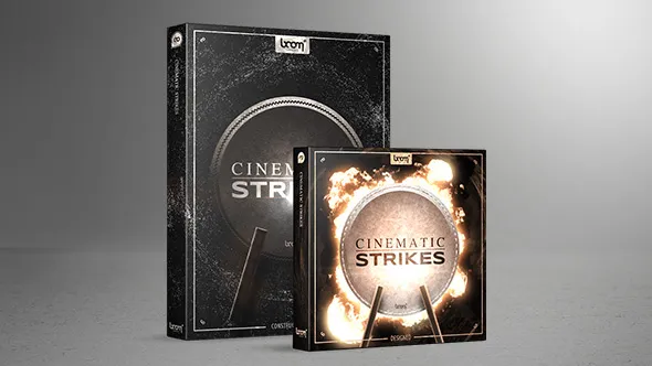 4100个磅礴震撼宏伟大气电影大片鼓点打击乐背景音效 Boom Library – Cinematic Strikes