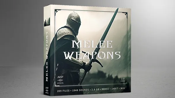 1948种中世纪战争冷兵器刀剑斧盾交击战斗无损音效 Just Sound Effects – Melee Weapons