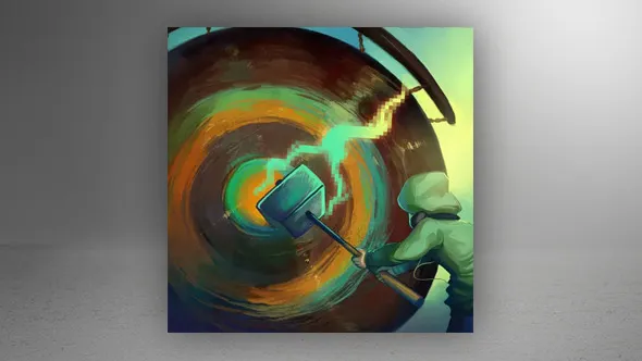 346个配乐音效锣鼓击打金属碰撞拉弦共鸣震动合成音效 Metal Groans Slams