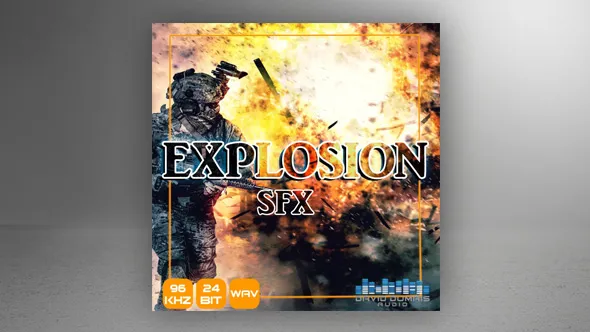 1209个配乐音效火焰燃烧噼啪爆炸冲击碎裂建筑坍塌模拟音效 Explosion SFX Pack