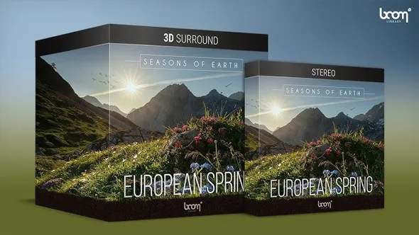 118个配乐音效欧洲野外大自然乡村虫鸣鸟叫溪流环境音效 Seasons Of Earth – European Spring 立体声版