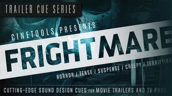 67首配乐音效惊悚悬疑恐怖电影预告片情绪氛围背景合成音效 Cinetools – Frightmare