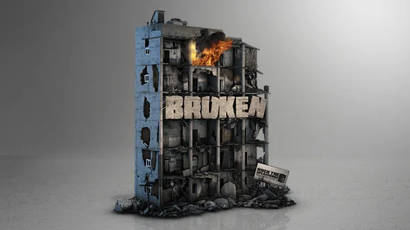 2266种配乐音效车祸地震建筑倒塌撕裂破碎爆炸混乱合成音效 Rock The Speakerbox – Broken