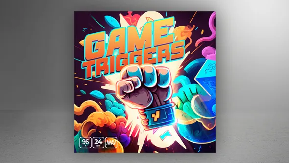 1928个配乐音效奇幻卡通玩具电子游戏开发UI交互点击无损音效 Game Triggers – Actions, Interactions, and One Shot Sound Sets