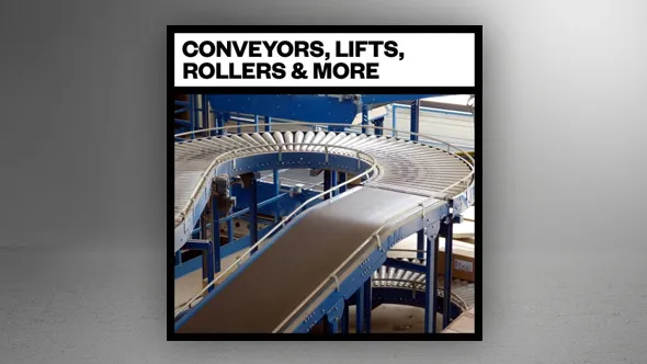 126个传送带输送机升降机建筑压路机工厂机械发动机等音效 Conveyors, Lifts, Rollers and More: Cinematic Sample Pack