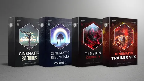 Ultimate Cinematic四套电影视频广告游戏音效库大合集1600组音乐素材