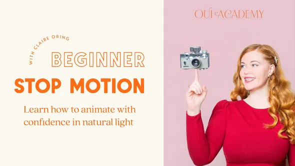 在家中创建入门级定格动画实例制作视频教程 Beginner Stop Motion Animation - Learn How to Create Stop Motion at Home with Claire Oring