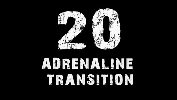 达芬奇模板-20 Adrenaline Transitions活力动画毛刺和扭曲过渡效果DaVinci Resolve模板下载
