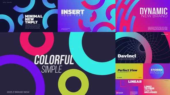 达芬奇模板-Colorful Typography彩色动画排版DaVinci Resolve模板下载 Colorful Typography | DaVinci