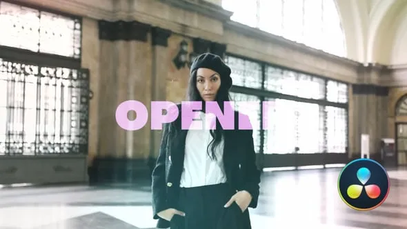 达芬奇模板-产品发布活动视频精彩介绍时尚片头DaVinci Resolve模板下载 Fashion Event