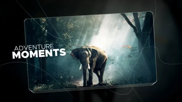 达芬奇模板-视差相册旅游宣传视频度假摄影作品幻灯片DaVinci Resolve模板下载 Cinematic Slides