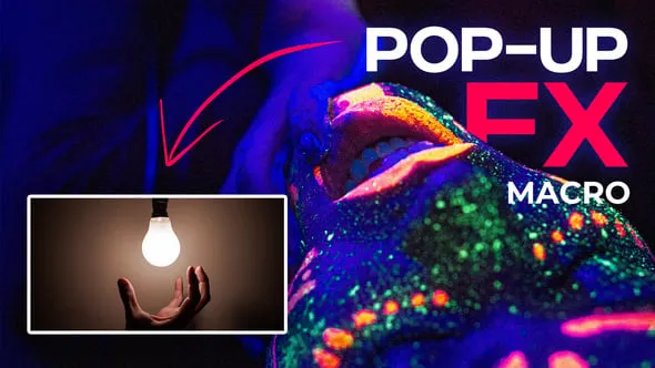 达芬奇模板-现代缓动弹跳多屏幕弹出动画创建画中画效果DaVinci Resolve模板下载 Pop Up Effects