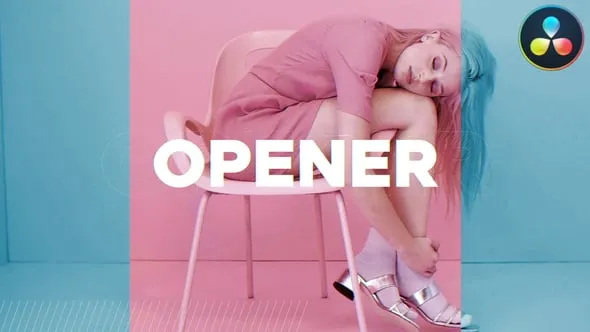 时尚开场白服装美容各种主题宣传节奏感广告视频-DR达芬奇模板 The Fashion Opener