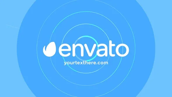 圆形轨道动画演绎简单企业标志公司介绍片头PR模板 Corporate Intro