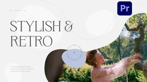 温馨优雅时尚美容服装宣传视频企业活动开场白PR模板 Elegant Slideshow