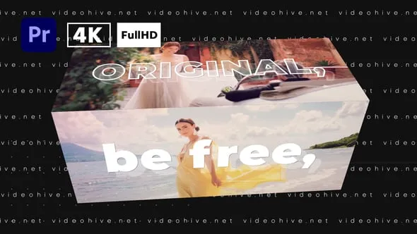 快速时尚跺脚片头立方体翻转动画展示节奏感开场视频PR转场模板 Fast Stomp Opener Premiere Pro