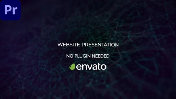 互联网营销视频网页设计展示网站介绍宣传PR模板 Website Presentation Premiere Pro