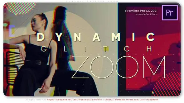 动态时尚变焦动画效果制作性感魅力活动宣传片PR模板 Dynamic Fashion Zoom