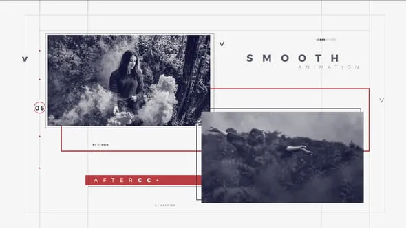 明亮简约时尚品牌杂志介绍广告宣传片PR模板 Clean Opener